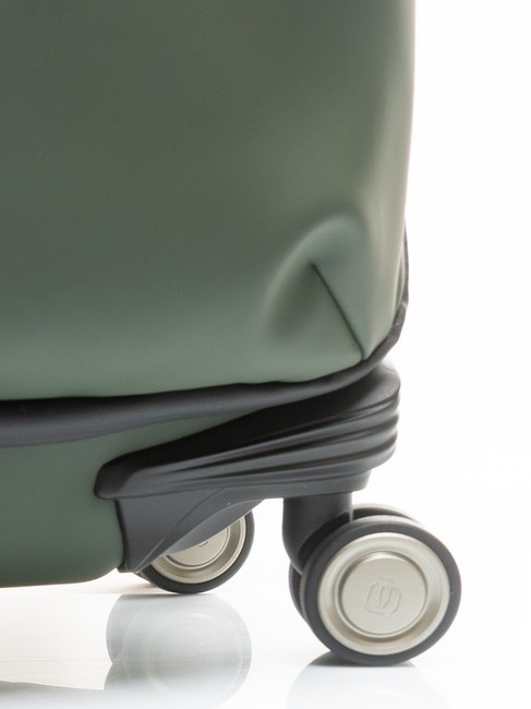 CORNER SPECIALE GOMMATO Water Resistant Hand Luggage Trolley GREEN - Hand luggage