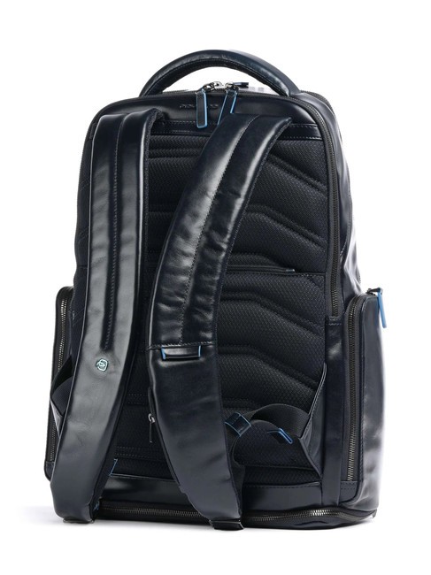 BLUE SQUARE  15.6" Leather Laptop Backpack blue - Laptop backpacks