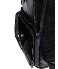 PIQUADRO BLUE SQUARE  15.6" Leather Laptop Backpack blue - Laptop backpacks - 3