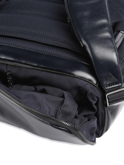 BLUE SQUARE  15.6" Leather Laptop Backpack blue - Laptop backpacks