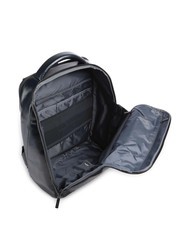 PIQUADRO BLUE SQUARE Leather backpack, 14" laptop holder blue - Laptop backpacks - 4