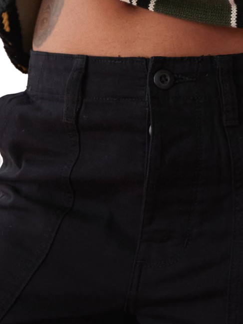 ARROYO WIDE LEG Wide leg cargo pants black - Women's Pants