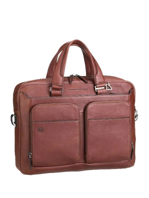 folder BLACK SQUARE, PC holder 15 " LEATHER - Work Briefcases