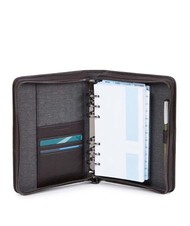 PIQUADRO BLACK SQUARE  Leather Organizer - Tablet holder& Organizer