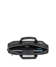 PIQUADRO CAMPIONARIO - MODUS 13" Laptop Briefcase, Leather Black - Work Briefcases - 4