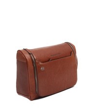 PIQUADRO CAMPIONARIO - BLACK SQUARE Beauty LEATHER - Beauty Case - 2