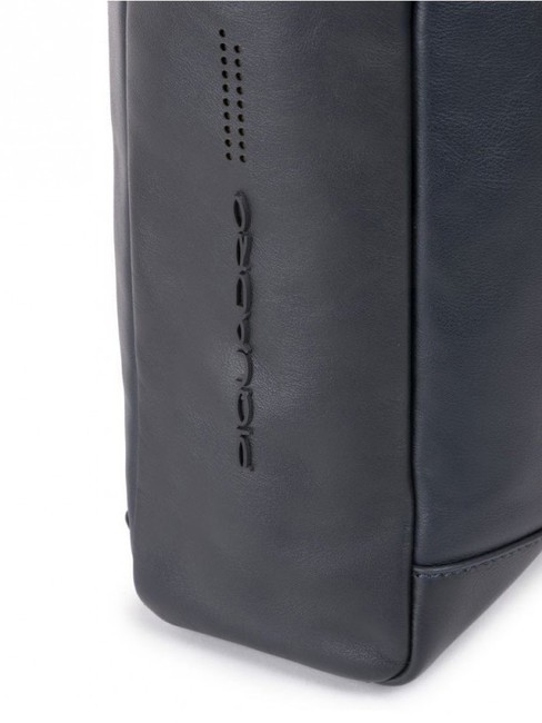 CAMPIONARIO -  URBAN Vertical briefcase, 14 "PC holder blue - Work Briefcases