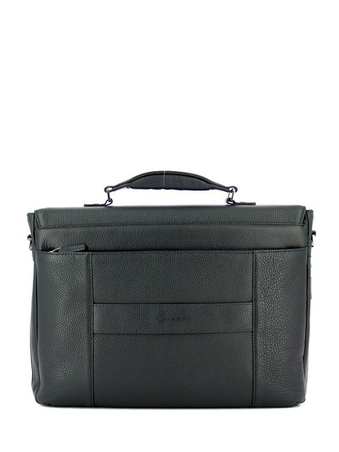 CAMPIONARIO - MODUS Leather briefcase for pc 15 " blue - Work Briefcases