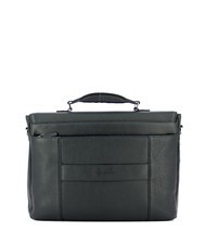 PIQUADRO CAMPIONARIO - MODUS Leather briefcase for pc 15 " blue - Work Briefcases - 4