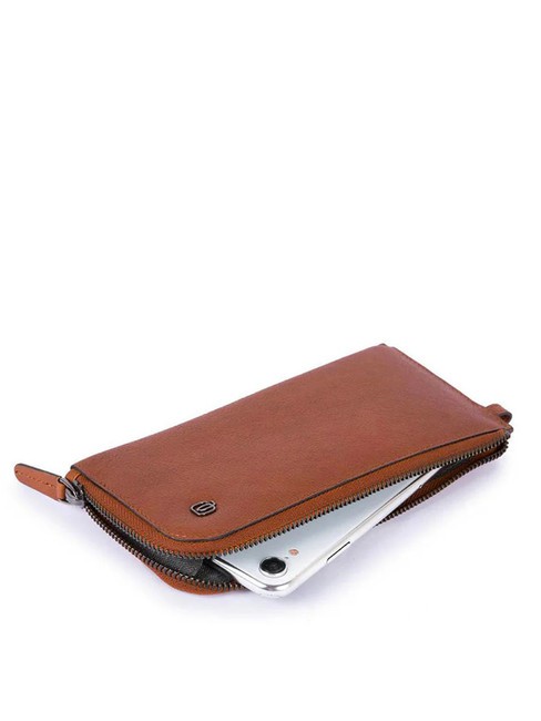CAMPIONARIO - BLACK SQUARE Smartphone holder wallet LEATHER - Tablet holder& Organizer