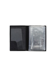 PIQUADRO BLACK SQUARE Leather license holder - Tablet holder& Organizer