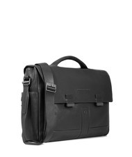 PIQUADRO CARL Leather briefcase, 15.6" laptop holder - Work Briefcases