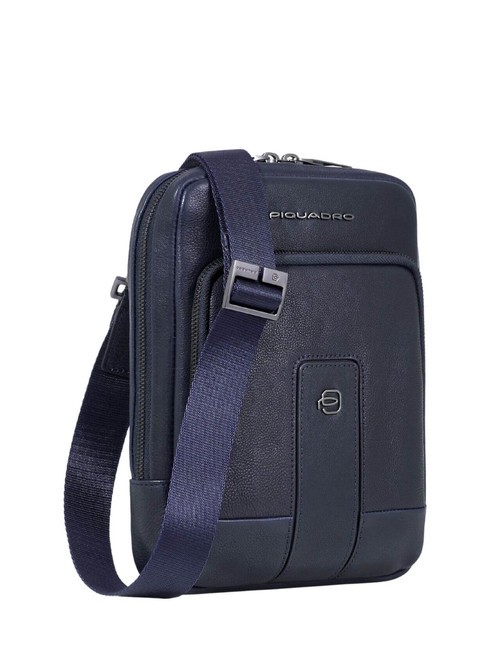 CARL Leather iPad mini pouch blue - Over-the-shoulder Bags for Men