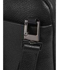 PIQUADRO CARL Leather iPad mini pouch Black - Over-the-shoulder Bags for Men - 3