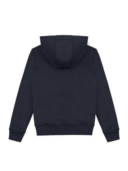 MODISH KIDS Logo print hoodie navy blue - Baby Sweatshirt