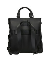 PIQUADRO CORNER SPECIALE GOMMATO  13" Laptop Briefcase / Backpack Black - Work Briefcases - 5
