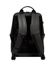 PIQUADRO CORNER SPECIALE GOMMATO  14" Laptop Backpack Black - Laptop backpacks - 3