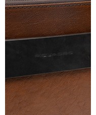 PIQUADRO CAMPIONARIO - PYRAMID Leather clipboard BROWN - Tablet holder& Organizer - 3
