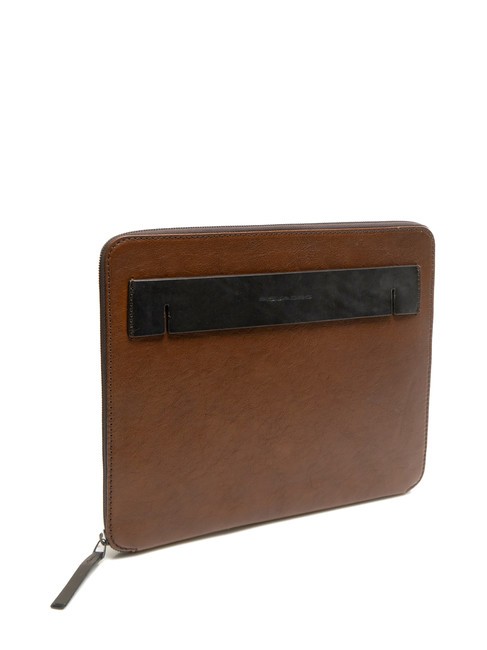 CAMPIONARIO - PYRAMID Leather clipboard BROWN - Tablet holder& Organizer