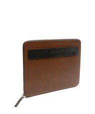 PIQUADRO CAMPIONARIO - PYRAMID Leather clipboard BROWN - Tablet holder& Organizer - 5