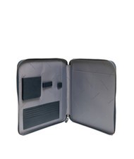 PIQUADRO CAMPIONARIO - PQ-BIOS A4 leather and fabric clipboard blue - Tablet holder& Organizer - 2