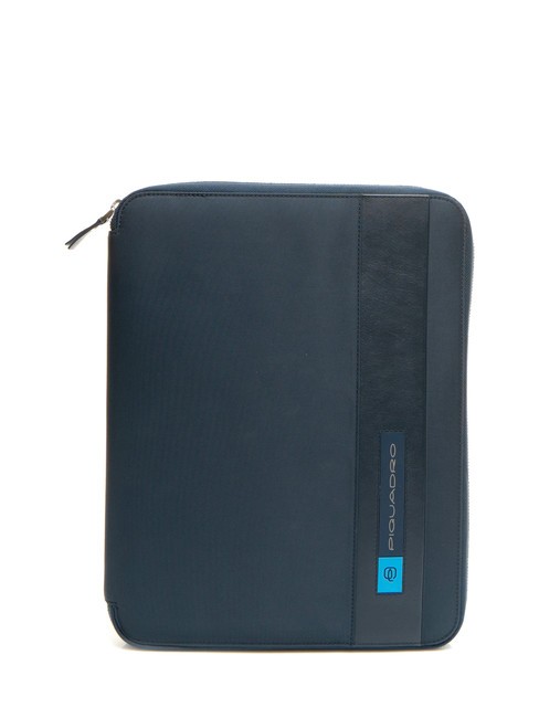 CAMPIONARIO - PQ-BIOS A4 leather and fabric clipboard blue - Tablet holder& Organizer