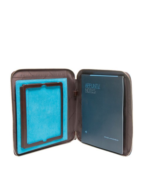 CAMPIONARIO - BLUE SQUARE  BLUE SQUARE Notepad A4 MAHOGANY - Tablet holder& Organizer