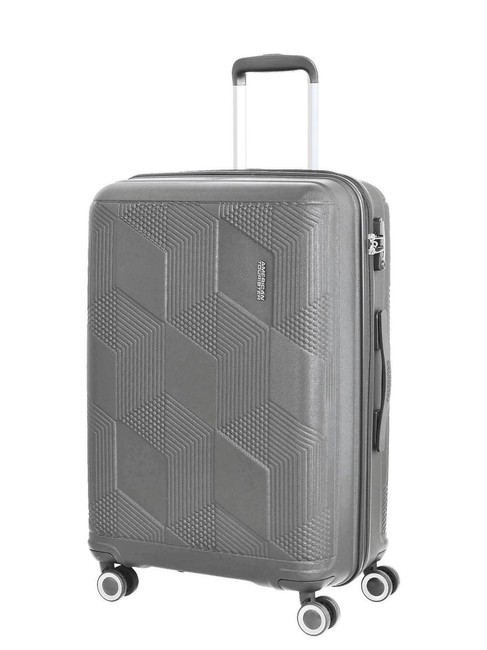 SUNCHASER  Medium Trolley SILVER - Rigid Trolley Cases