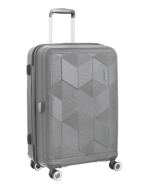 SUNCHASER  Medium Trolley SILVER - Rigid Trolley Cases