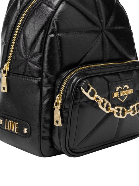 GOLD CHAIN Backpack Black - Women’s Bags