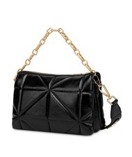 LOVE MOSCHINO GOLD CHAIN Shoulder bag Black - Women’s Bags - 2
