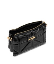 LOVE MOSCHINO GOLD CHAIN Shoulder bag Black - Women’s Bags - 3