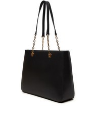 LOVE MOSCHINO HEART CHAIN Shoulder Shopper Bag Black - Women&rsquo;s Bags - 2