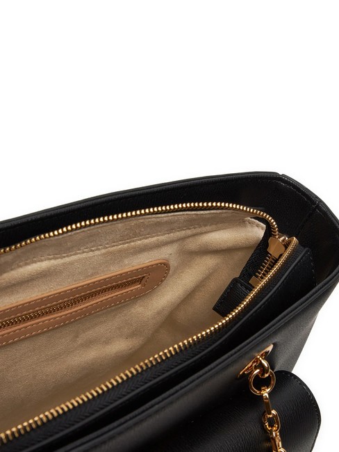 HEART CHAIN Shoulder Shopper Bag Black - Women&rsquo;s Bags