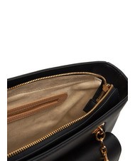 LOVE MOSCHINO HEART CHAIN Shoulder Shopper Bag Black - Women&rsquo;s Bags - 4