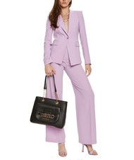 LOVE MOSCHINO HEART CHAIN Shoulder Shopper Bag Black - Women&rsquo;s Bags - 5