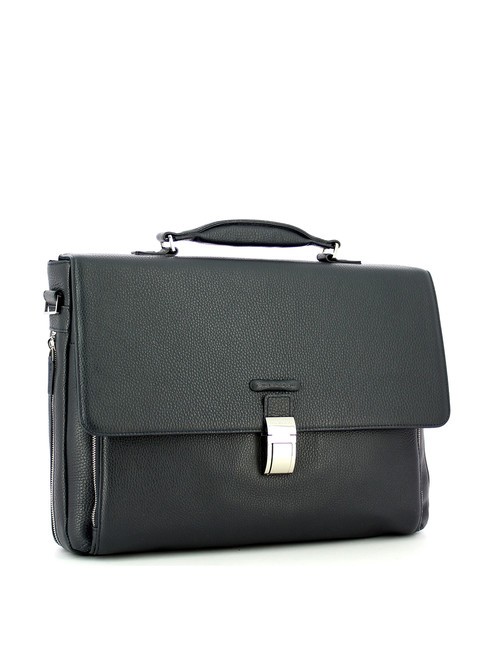 MODUS Leather briefcase for pc 15 " blue - Work Briefcases