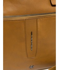 PIQUADRO CAMPIONARIO - IMHO Leather briefcase for PC 14 " Yellow - Work Briefcases - 3