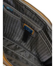PIQUADRO CAMPIONARIO - IMHO Leather briefcase for PC 14 " Yellow - Work Briefcases - 5