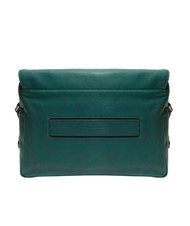 PIQUADRO TALLIN Leather messenger bag pc 14" GREEN - Work Briefcases - 4