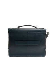 PIQUADRO CAMPIONARIO - PIONEER 15.6 "PC briefcase blue - Work Briefcases - 3