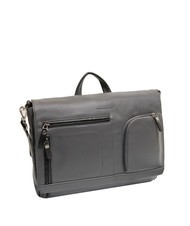 PIQUADRO Messenger SPOCK, PC holder 15 " GREY - Work Briefcases - 2