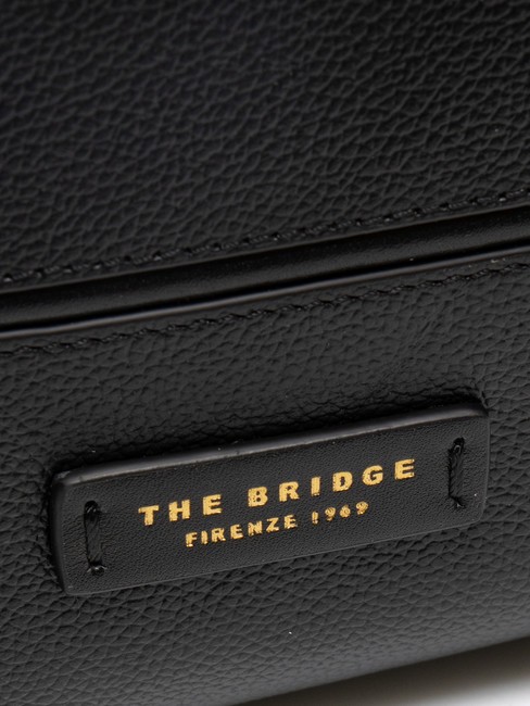 DOMITILLA  Beauty in leather Black Gold - Beauty Case