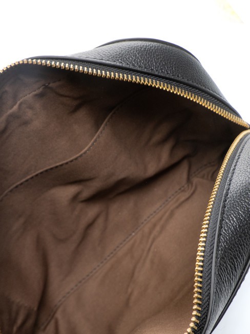 DOMITILLA  Beauty in leather Black Gold - Beauty Case