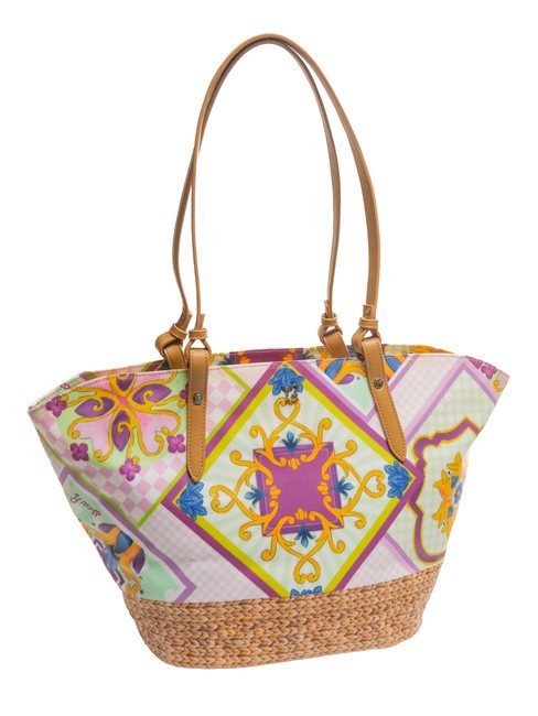 SICILY Large beach shopping bag purple - Women’s Bags
