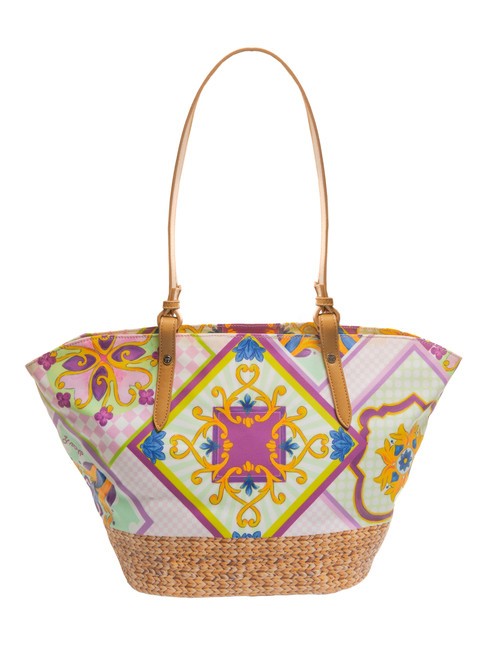 SICILY Large beach shopping bag purple - Women’s Bags