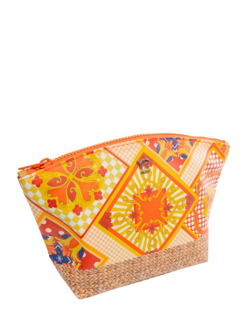 SICILY All-over print beauty case orange - Beauty Case