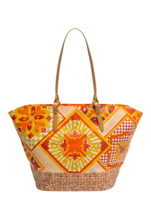 SICILY Large beach shopping bag orange - Women’s Bags