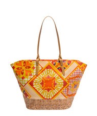 YNOT SICILY Large beach shopping bag orange - Women’s Bags - 3