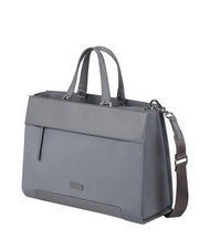 SAMSONITE ZALIA 3.0  14.1" laptop bag with shoulder strap silver grey - Work Briefcases - 2